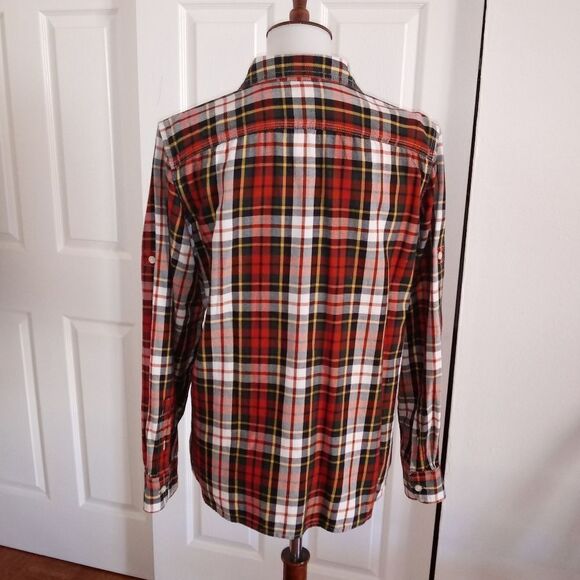 Ralph Lauren Plaid Long Roll Up Sleeve - Picture 4 of 7